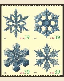 #4109S- 39¢ Snowflakes - 4