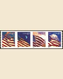 #4240S- 42¢ Flags