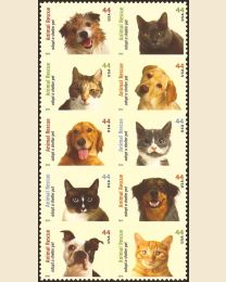 #4451S- 44¢ Adopt a Shelter Pet