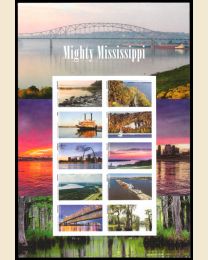 US #5698 Mighty Mississippi sheet of 10