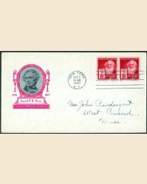 # 890 - 2¢ Samuel Morse: FDC
