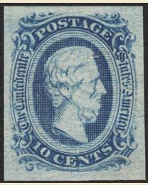 10¢ Jefferson Davis Confederate States #11