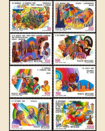 Vatican #795-802 Travels of Pope John Paul