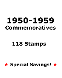 #5059Y - 118 Commemoratives