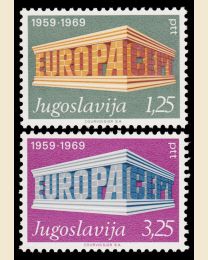 Yugoslavia # 1003-04 Europa