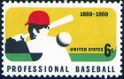 #1381 - 6¢ Professional Baseball