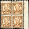 #685 - 4¢ Taft: Plate Block