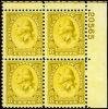 #713 - 8¢ Washington: Plate Block