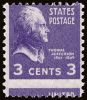 US #807 3¢ Thomas Jefferson Error