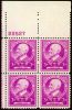 # 871 - 3¢ C.W. Eliot: plate block