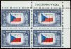 #910 - 5¢ Czechoslovakia: Plate Block