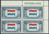 #913 - 5¢ Netherlands Flag: Plate Block