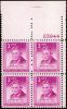 # 975 - 3¢ Will Rogers: plate block