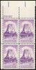 #1084 - 3¢ Devils Tower: plate block