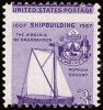 3¢ Shipbuilding Misperf