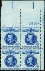 #1147 - 4¢ Thomas G. Masaryk Plate Block