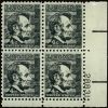 #1282 - 4¢ Abraham Lincoln Plate Block