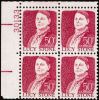 #1293 - 50¢ Lucy Stone Plate Block