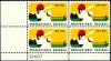 #1381 - 6¢ Professional Baseball Plate Block