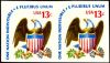 US #1596a Eagle & Sheild Error Pair