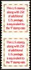 US #2521a Make Up Rate