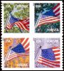 #4778S- (46¢) Flag in Four Seasons booklet
