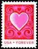 #4847 - (46¢) Love: Cut Paper Heart