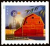 #5550S- (36¢) Barns