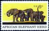 #1388 - 6¢ Elephant Herd