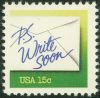 #1808 - 15¢ Write Soon green