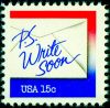 #1810 - 15¢ Write Soon red