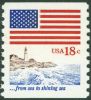 #1891 - 18¢ Flag & Sea