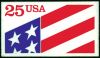 #2475 - 25¢ Flag Plastic Stamp