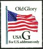 #2886 - "G" Old Glory (32¢), Thick Paper