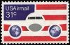 #C90 - 31¢ Plane, Globes & Flag