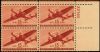 #C28 - 15¢ Transport: Plate Block