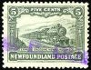 5¢ Express Locomotive Crossing Newfoundland