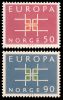 Norway # 441-42 Europa