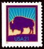 #3484 - 21¢ Bison