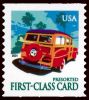 #3522 - Presort card "Woody" wagon (15¢)