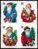 #3537S- 34¢ Santas - black rate