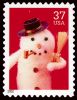 #3678 - 37¢ Snowman w Pipe