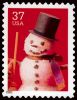 #3679 - 37¢ Snowman w Top Hat