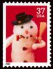 #3686 - 37¢ Snowman w Pipe