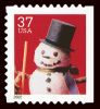 #3691 - 37¢ Snowman w Top Hat