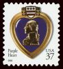 #3784A- 37¢ Purple Heart