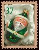 #3884 - 37¢ Green Santa