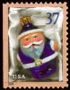 #3889 - 37¢ Blue Santa