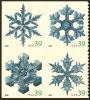 #4105S- 39¢ Snowflakes - USA even with date