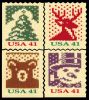 #4215S- 41¢ Christmas Knits (thin paper)